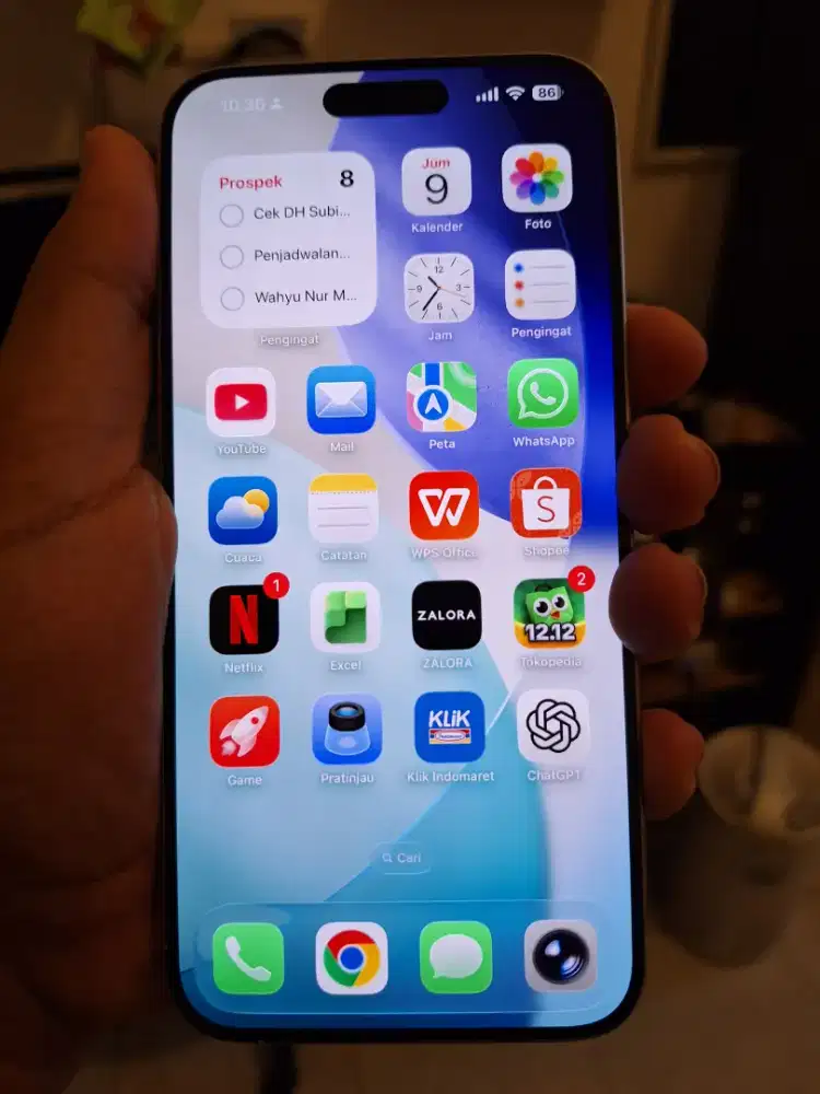 Iphone 15 Promax white 256