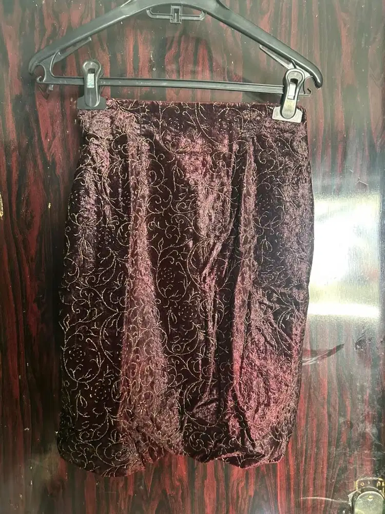 Rok skirt bludru
