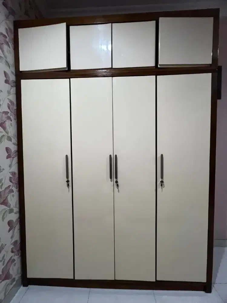 Lemari kayu jati  minimalis (Baru) nego sampai jadi