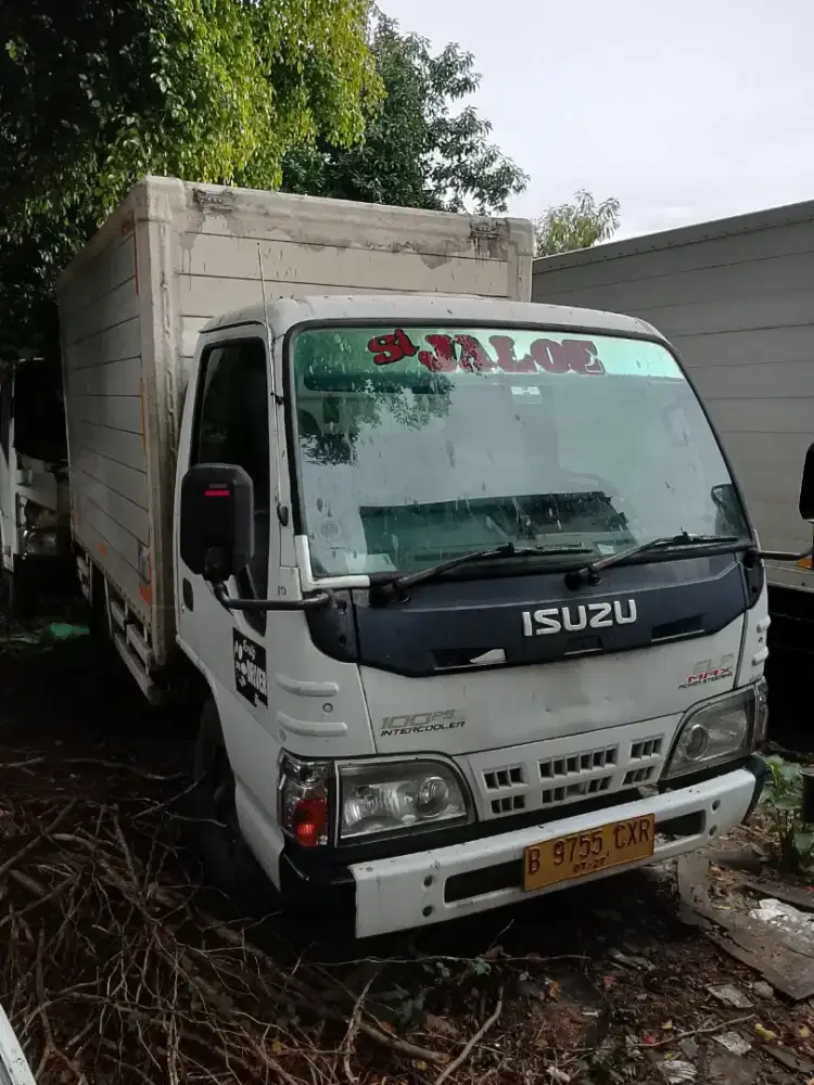 ISUZU ELF CDE NKR55 BOX BESI 2017 ENGKEL 4 RODA TGN1 ORI SIAP KERJA