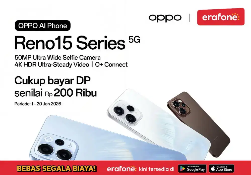 RENO 15 SERIES HP GAHAR TAMPILAN MENGGODA
