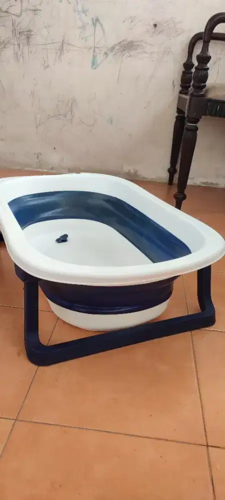 Bak mandi bayi lipat, baby bathtub matras,
