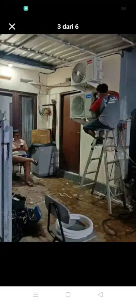 Jasa servis AC kulkas mesin cuci kompa air dll bergaransi resmi