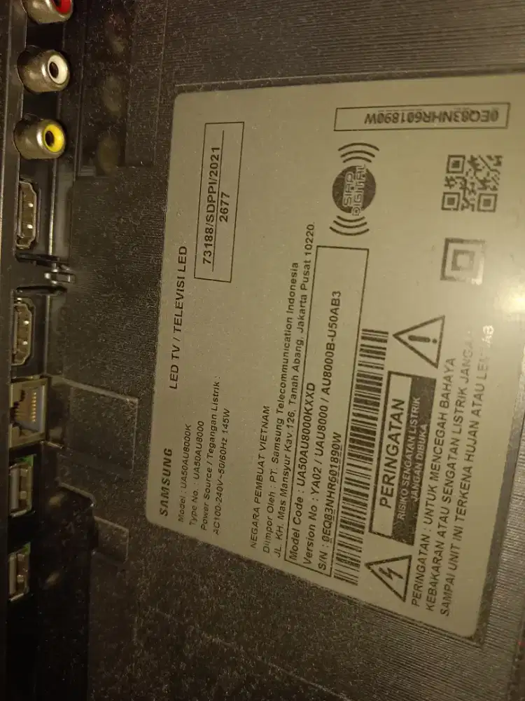 TV samsung smart 50 au8000