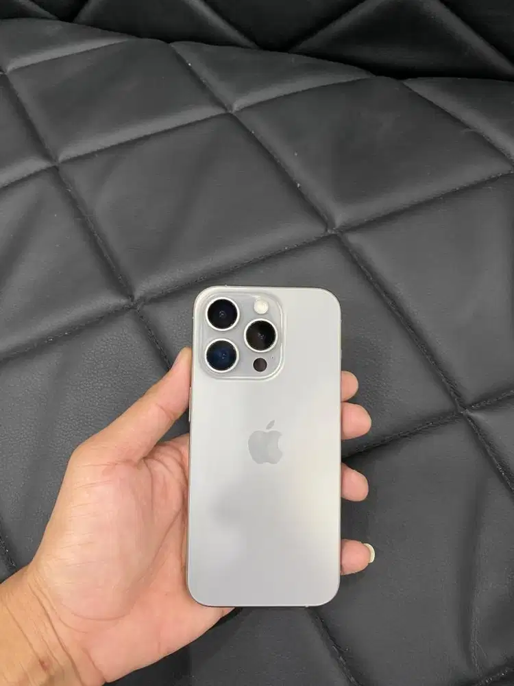 iphone 15pro 128 resmi ibox natural titanium