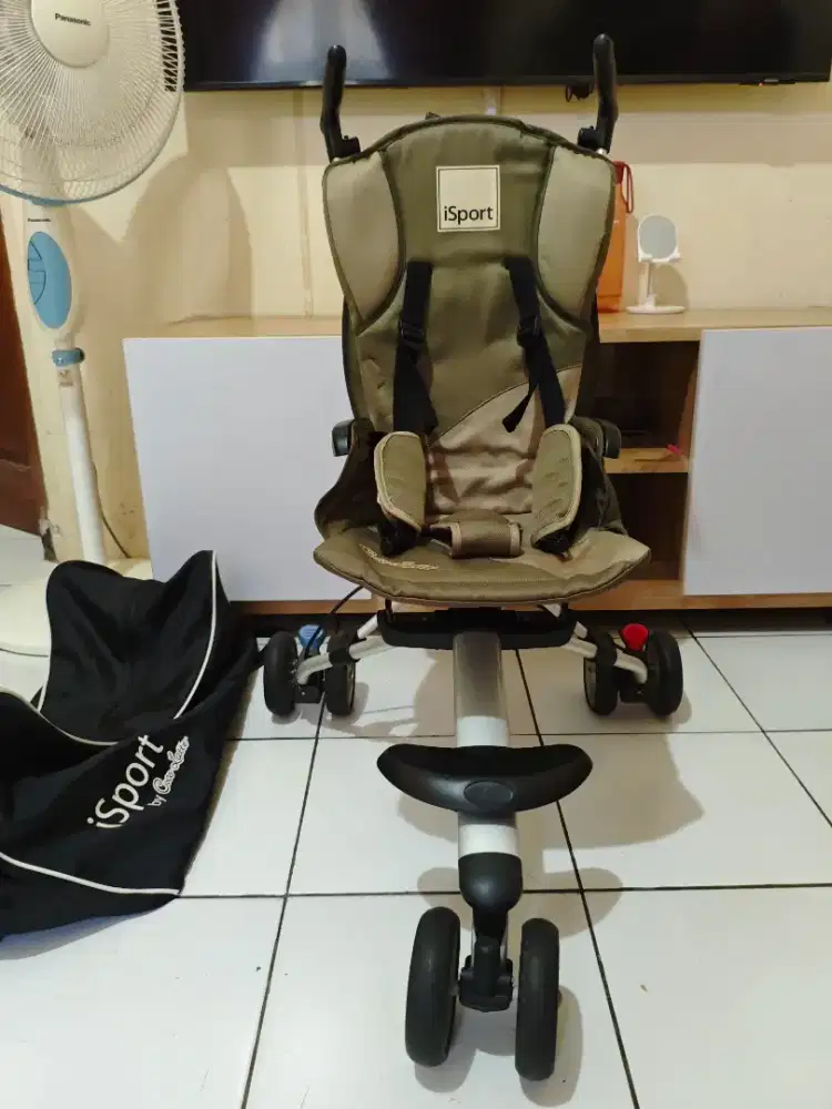 Stroller iSport by Coco Latte warna Hijau Army