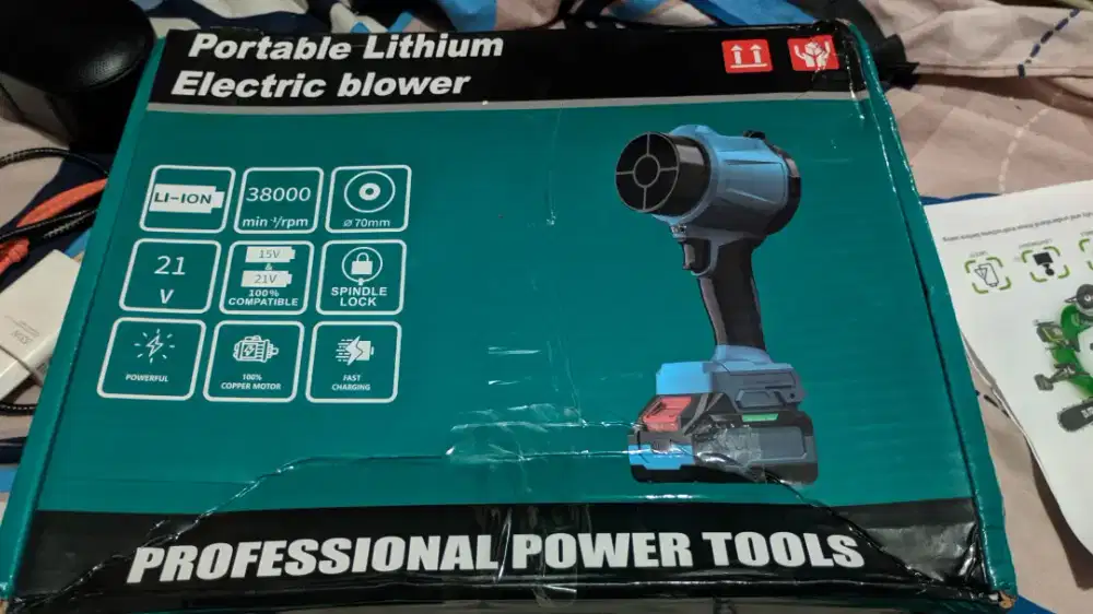 TANZU AIR BLOWER MT-21V + 2 unit battery