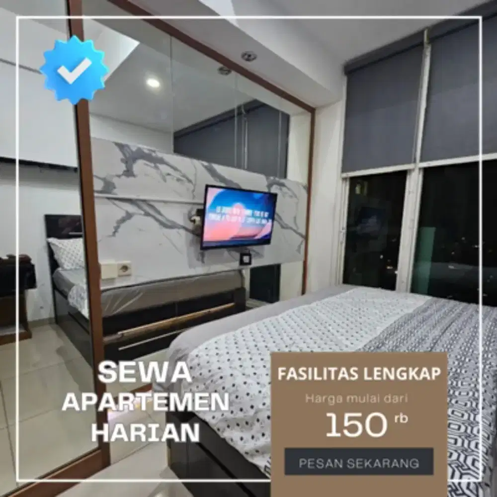 Sewa apartemen Tangerang Springwood residence Harian/Transit Termurah