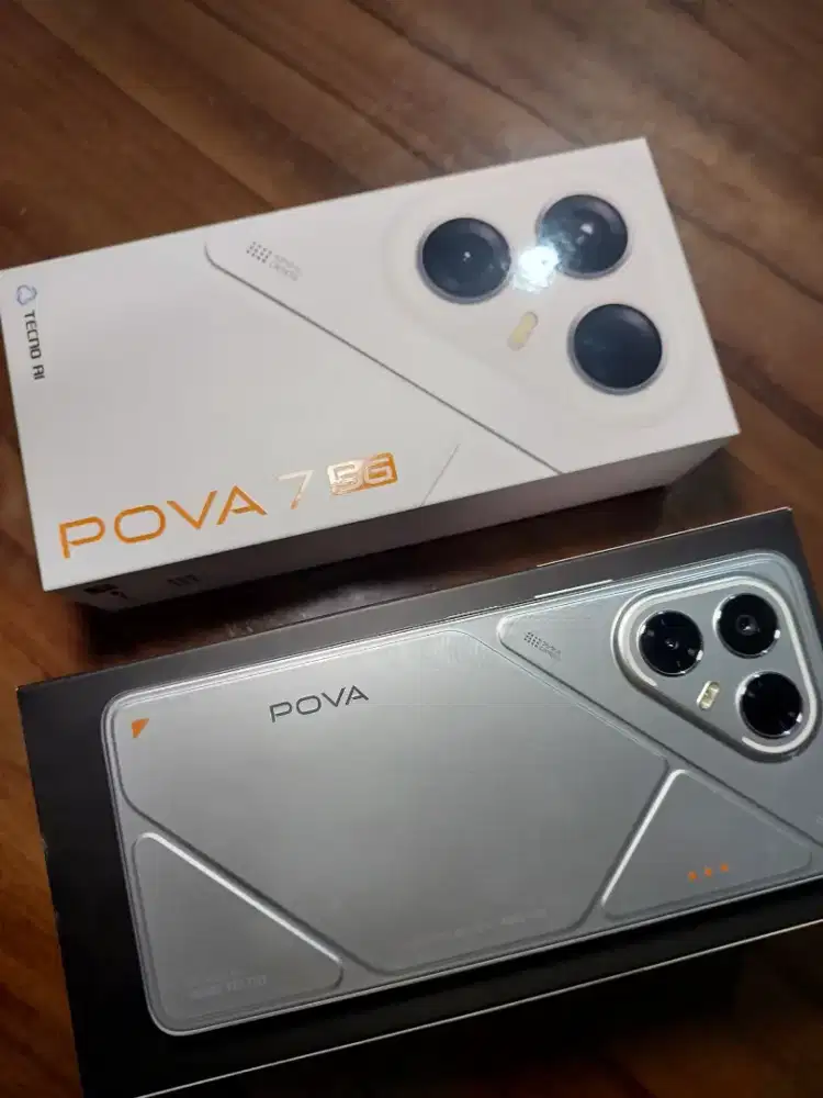 Tecno pova 7 5g 8/256 fullset mulus