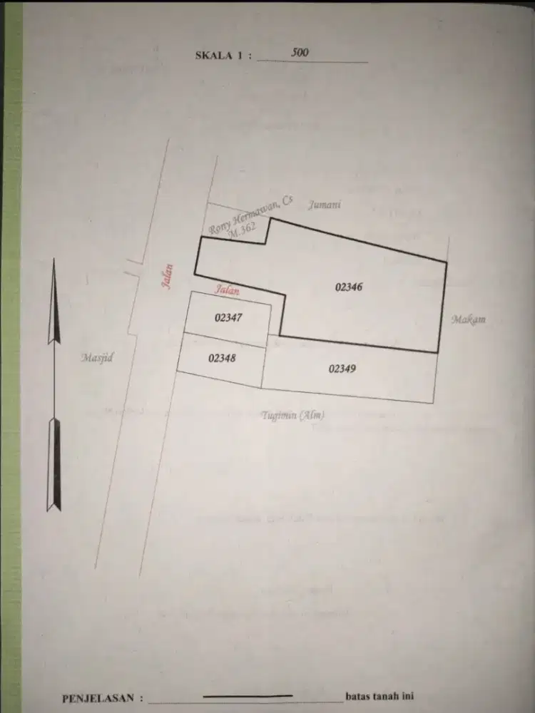 Dijual tanah cocok buat investasi