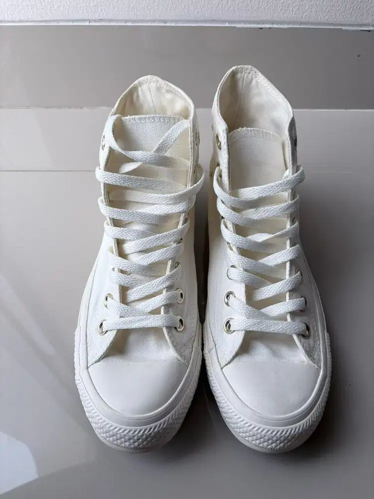 Converse Chuck Taylor All Star Mono Glam High Top In Egret 40 ori