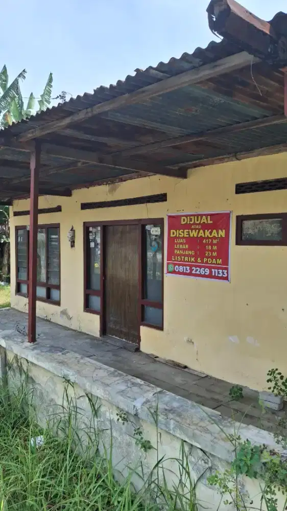 Dijual Atau Disewakan Tanah Di Jalan Raya Dekat Exit Tol Madiun