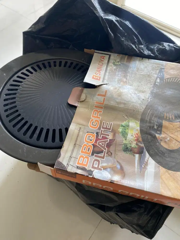 Sanoya Grill Plate Untuk BBQ Grill