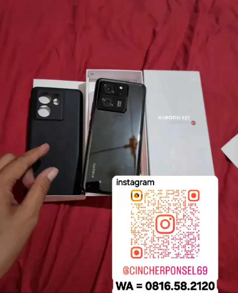 Jual hp siap pakai Xiaomi 13T 12/256 5g mulus likenew istimewa