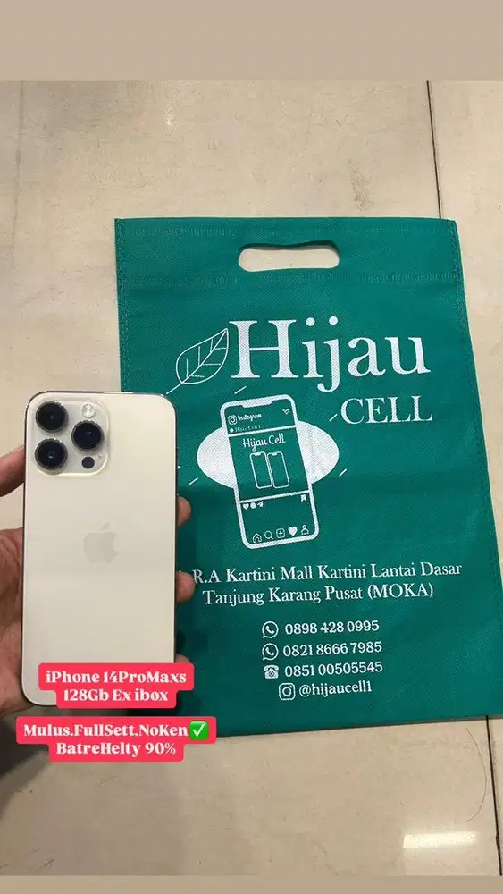 iPhone 14ProMaxs internal 128Gb Ex ibox