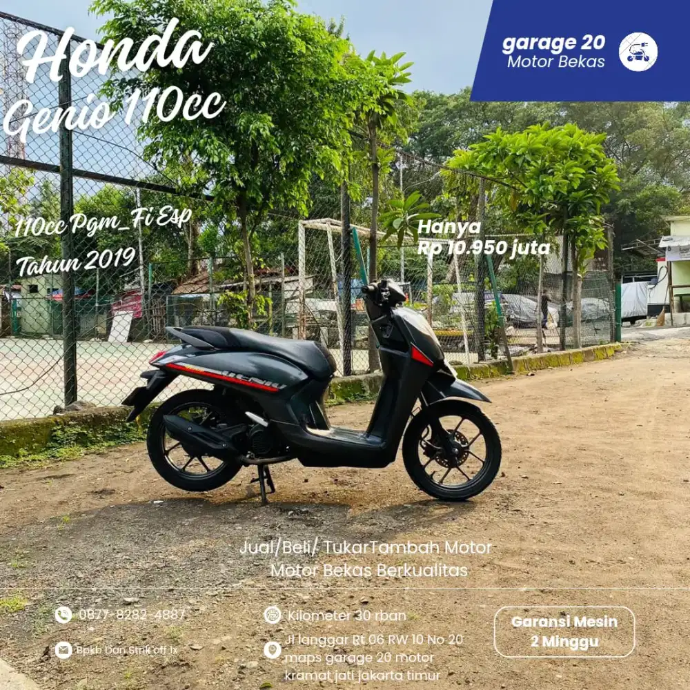 Honda Genio 110cc CBS Pgm_Fi Tahun 2019