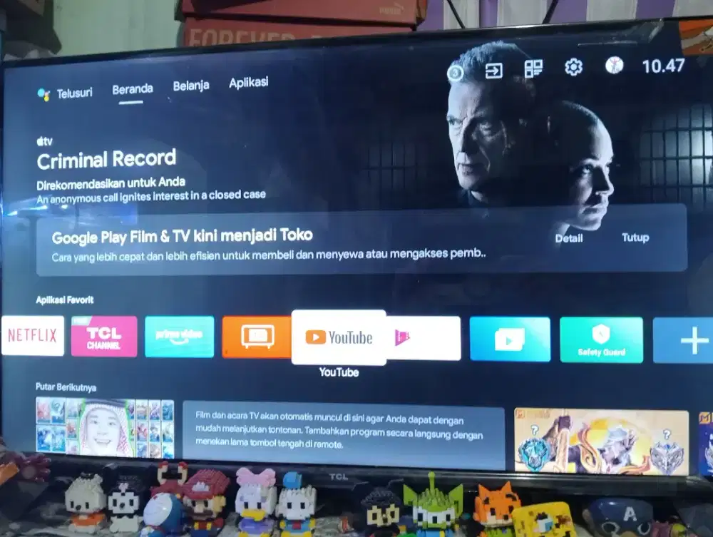 TCL android tv 32 inc