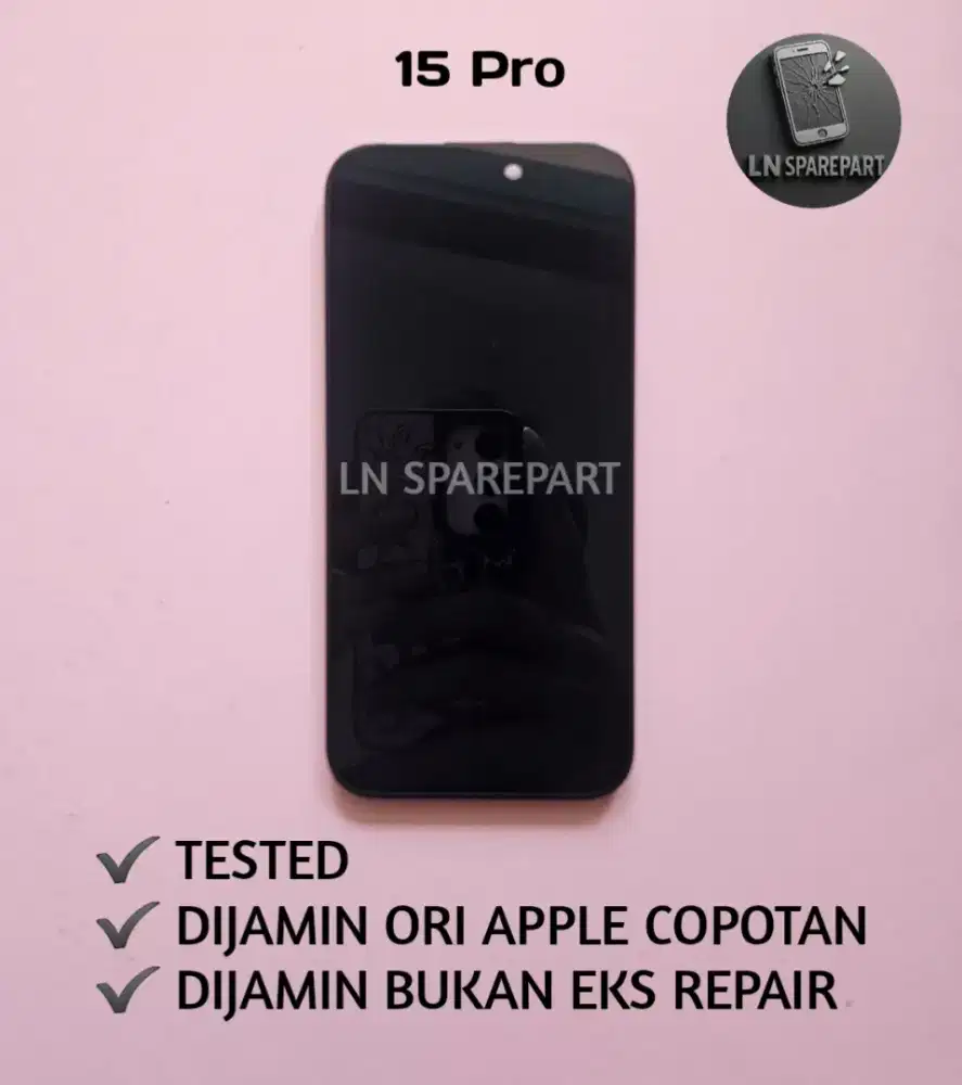 LCD IP 15 pro original 100% copotan