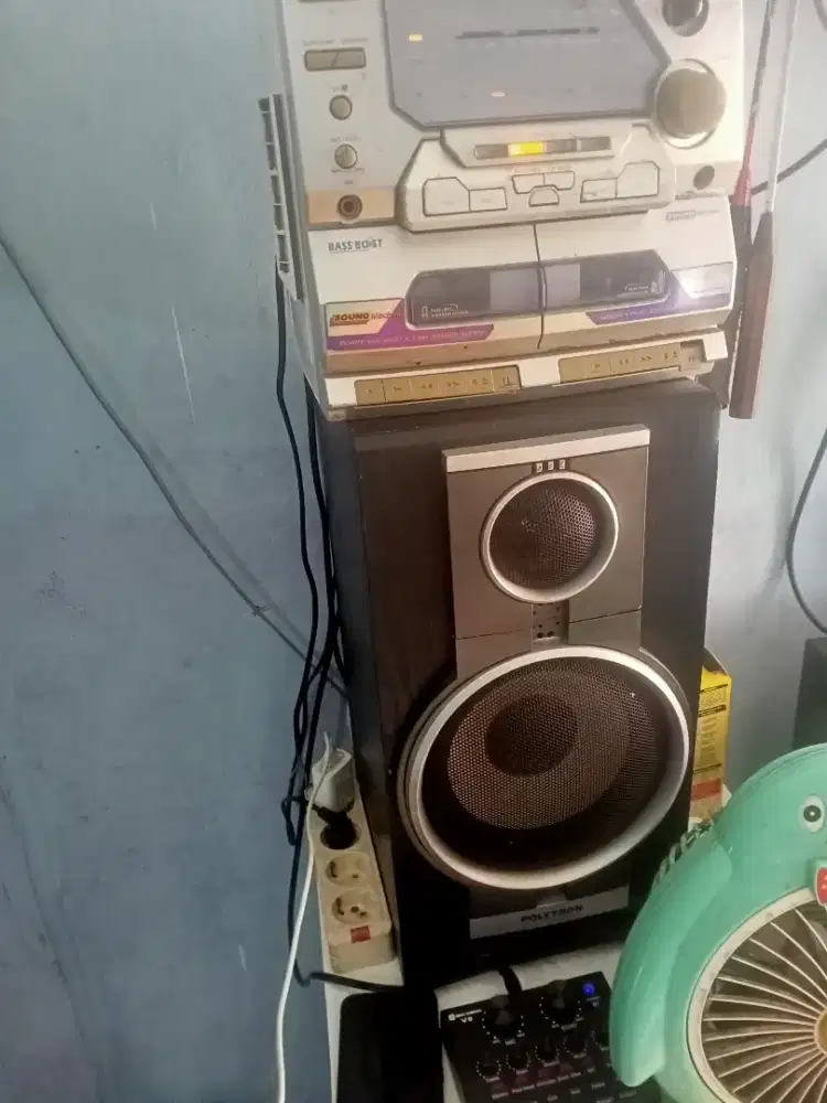 Speker dan amplifier compo Politron jadull
