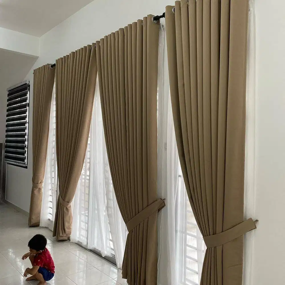 Menjual Tirai Gorden Jendela Gordyn Mewah Hordeng Model Terbaru Murah