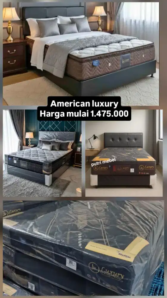 SPRINGBED AMERICAN PILLO LUXURY
