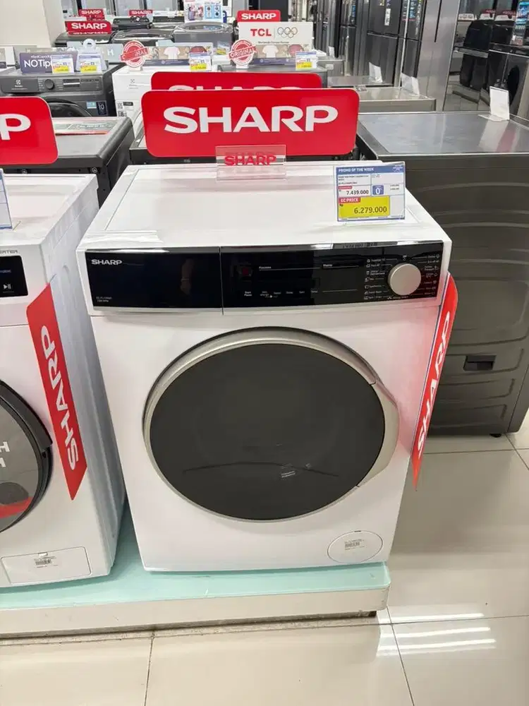 SHARP WM FRONT LOADING 9kg