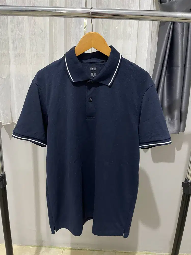 Polo shirt Uniqlo tipped size XL navy Original 100%