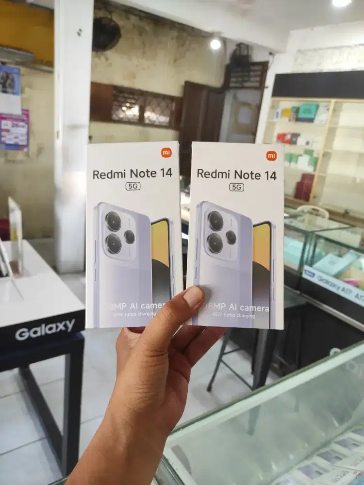 Berminat silahkan WA Redmi Note 14 5G 12/512 Garansi 15bln