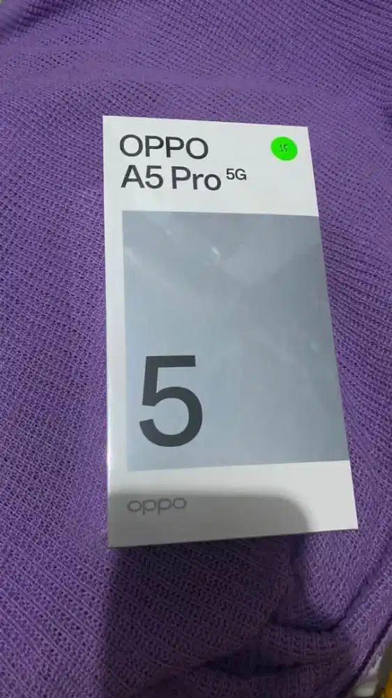 Di jual hp oppo A5pro 8+256GB , kondisi baru masih segel