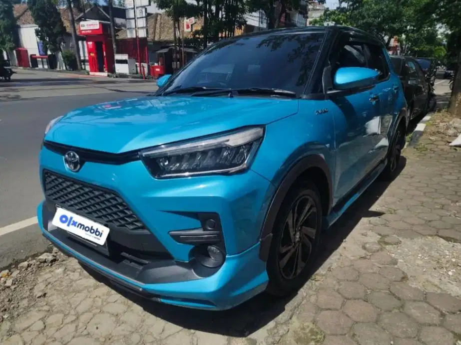 Like New- TOYOTA RAIZE 1.0 T GR SPORT One Tone Bensin A/T 2021 BIRU