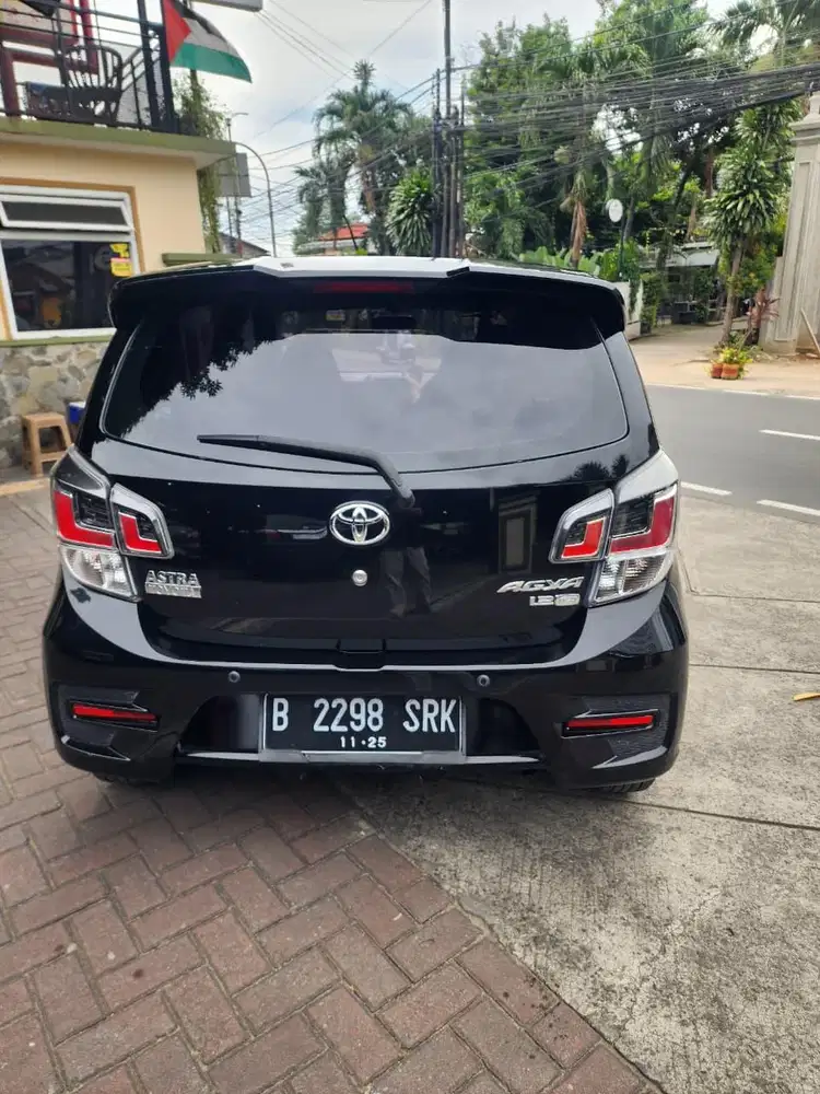 Toyota Agya G 1.2 at metic Tahun 2020 Hitam nopol Genap jakarta Timur