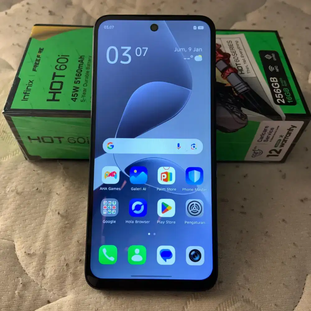 Infinix hot 60i 8+8/256 fullset