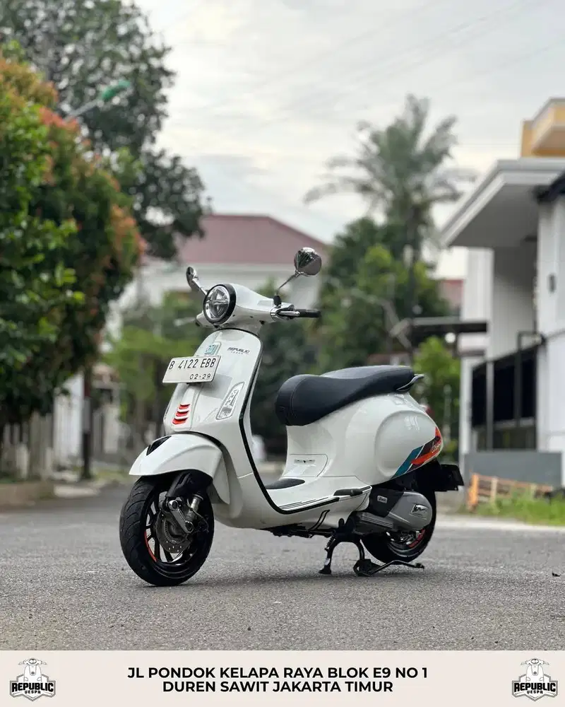 DIJUAL CEPAT PIAGGIO VESPA PRIMAVERA S150 IGET ABS LED TH 2023 WHITE