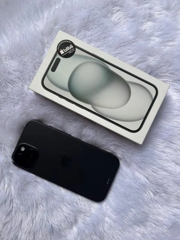 iphone 15 128gb black resmi blibli