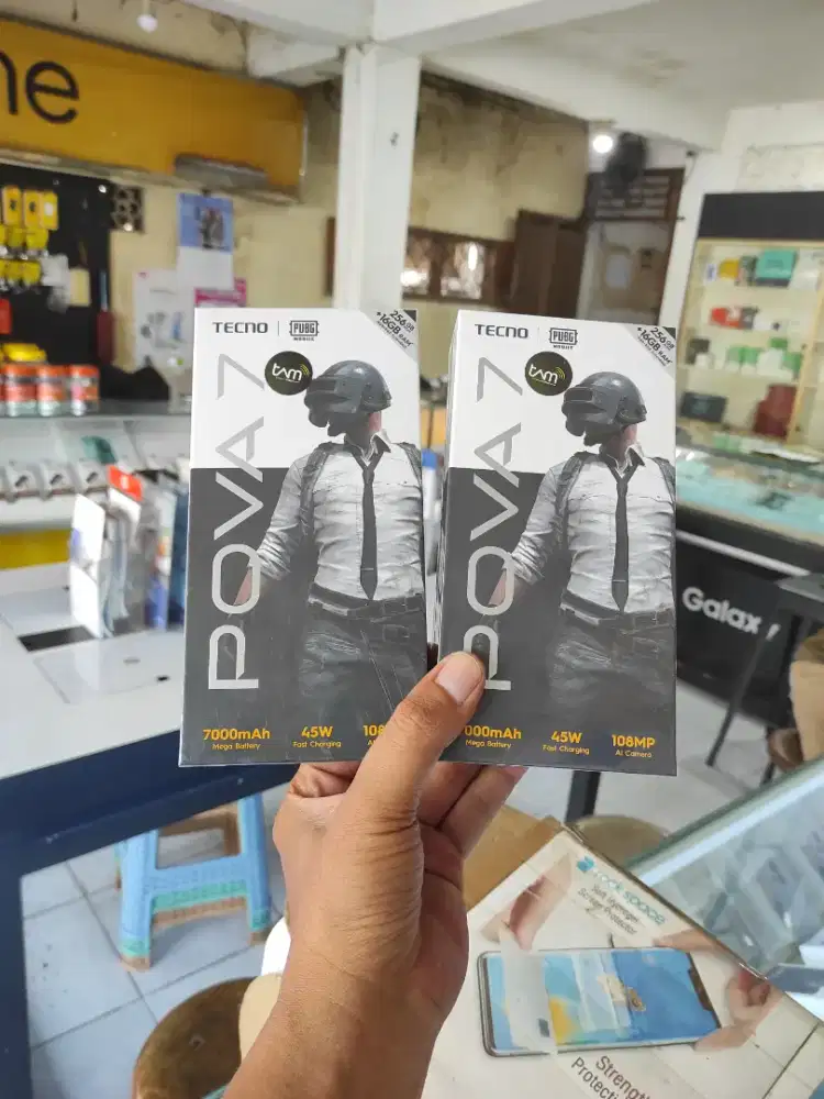 Berminat silahkan WA Tecno Pova 7 8+8/256 Garansi resmi 13bln