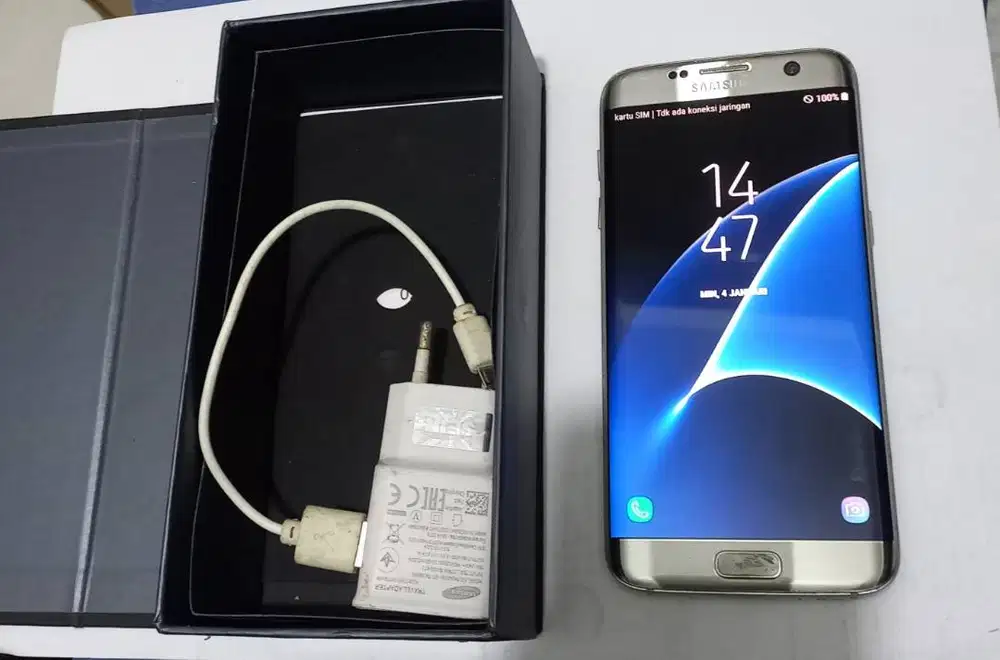 Samsung S7Edge,Ram 4/32Gb,2Sim,Fullset,LCD Mulus,NoShadow,No Minus,NET