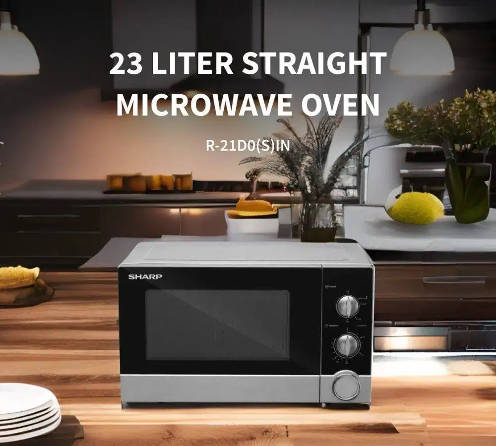 BARU ! MICROWAVE SHARP R-21D0(S)-IN OVEN ALL PERFECT PRODUCT