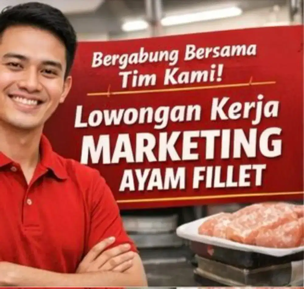 Sales Ayam fillet / marketing Ayam fillet / sales bahan pokok