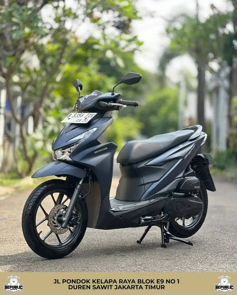 DIJUAL CEPAT HONDA BEAT DELUXE SMARTKEY TH 2025 WARNA MATTE BLUE