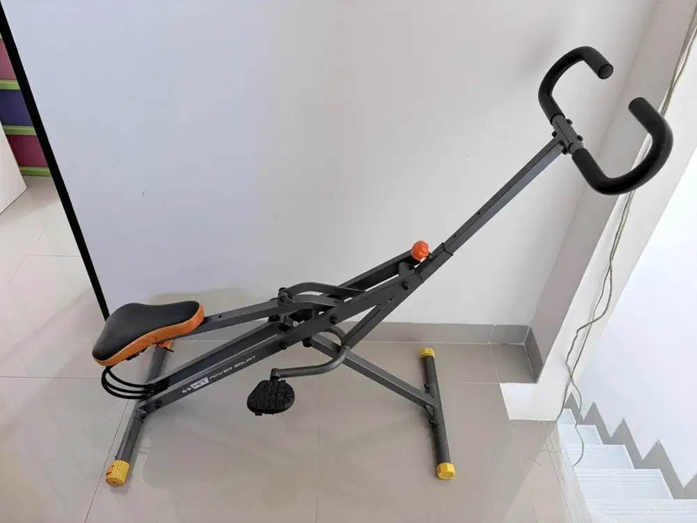 Alat olahraga gym fitness HIT POWER SQUAT siap sehat dan bakar lemak