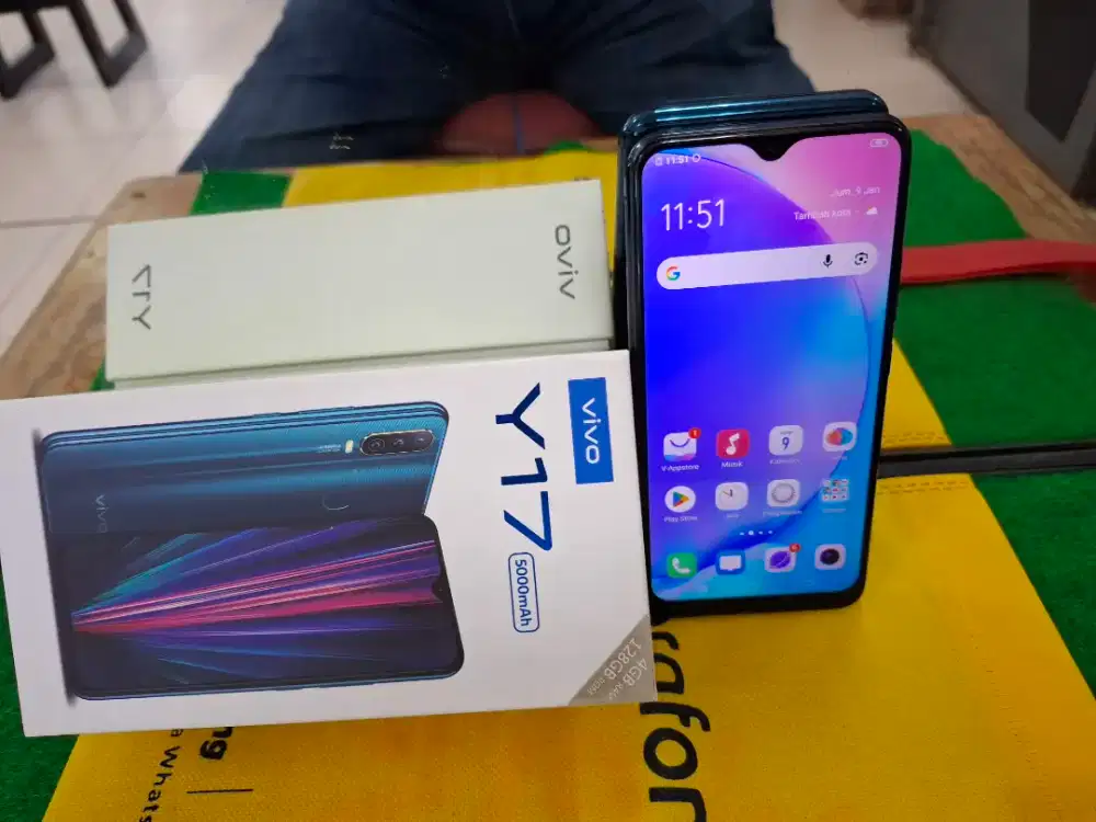 VIVO Y17 Ram 4/128 gb lengkap normal no minus