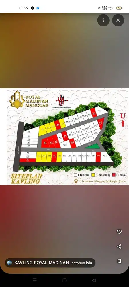 Jual kapling rumah shm