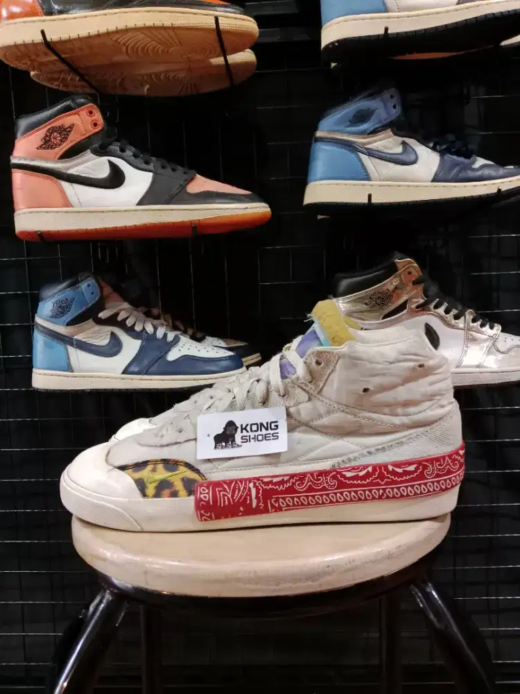 SEPATU DROP TYPE MID WHITE SKATE