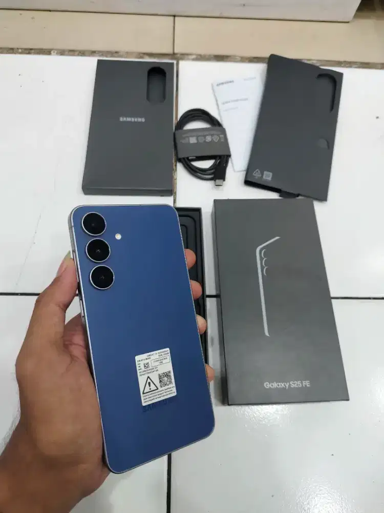 Samsung S25 FE 8/256 Navy fullset garansi SEIN