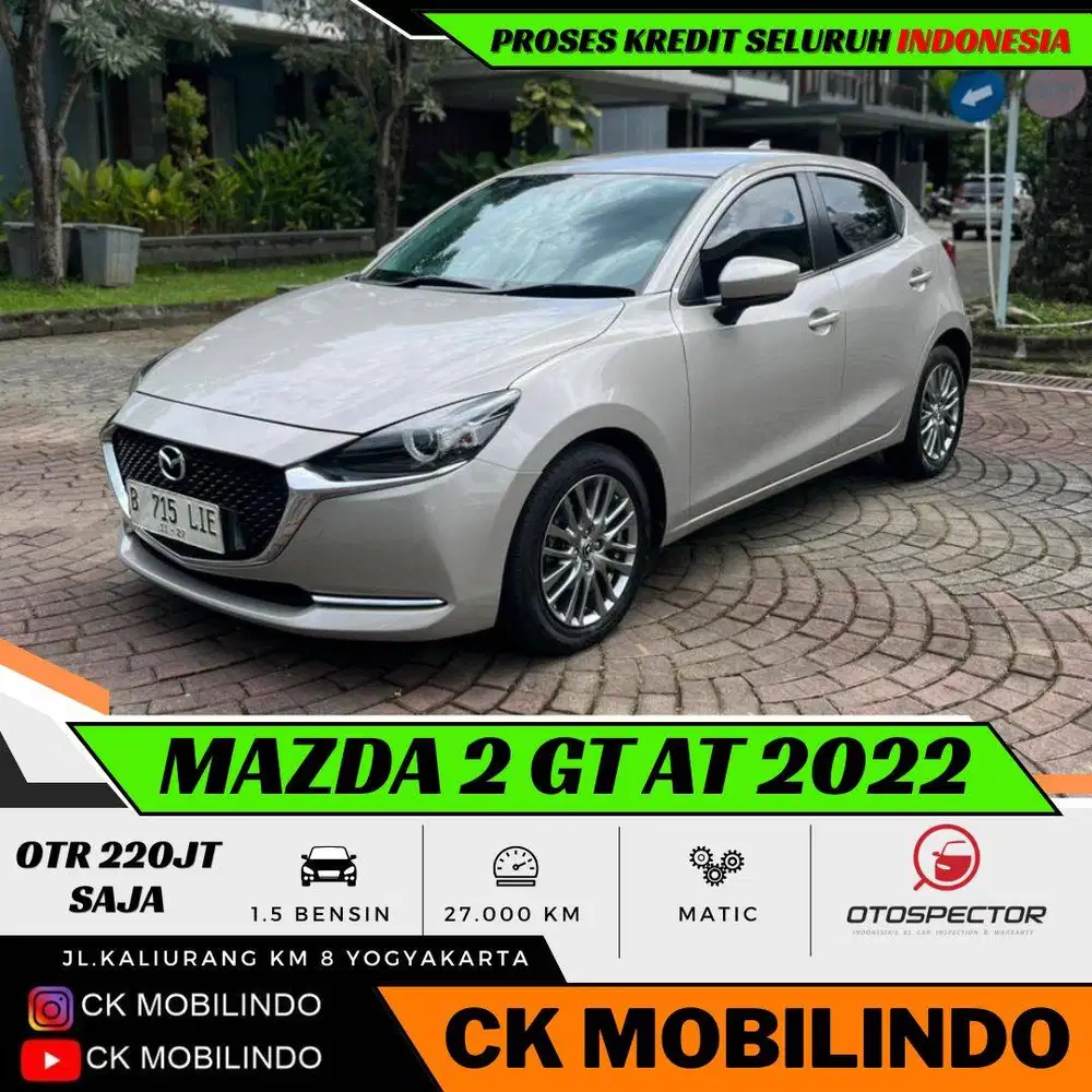 Mazda 2 GT Matic 2022 FAVORIT Dp Minim Kredit Murah City