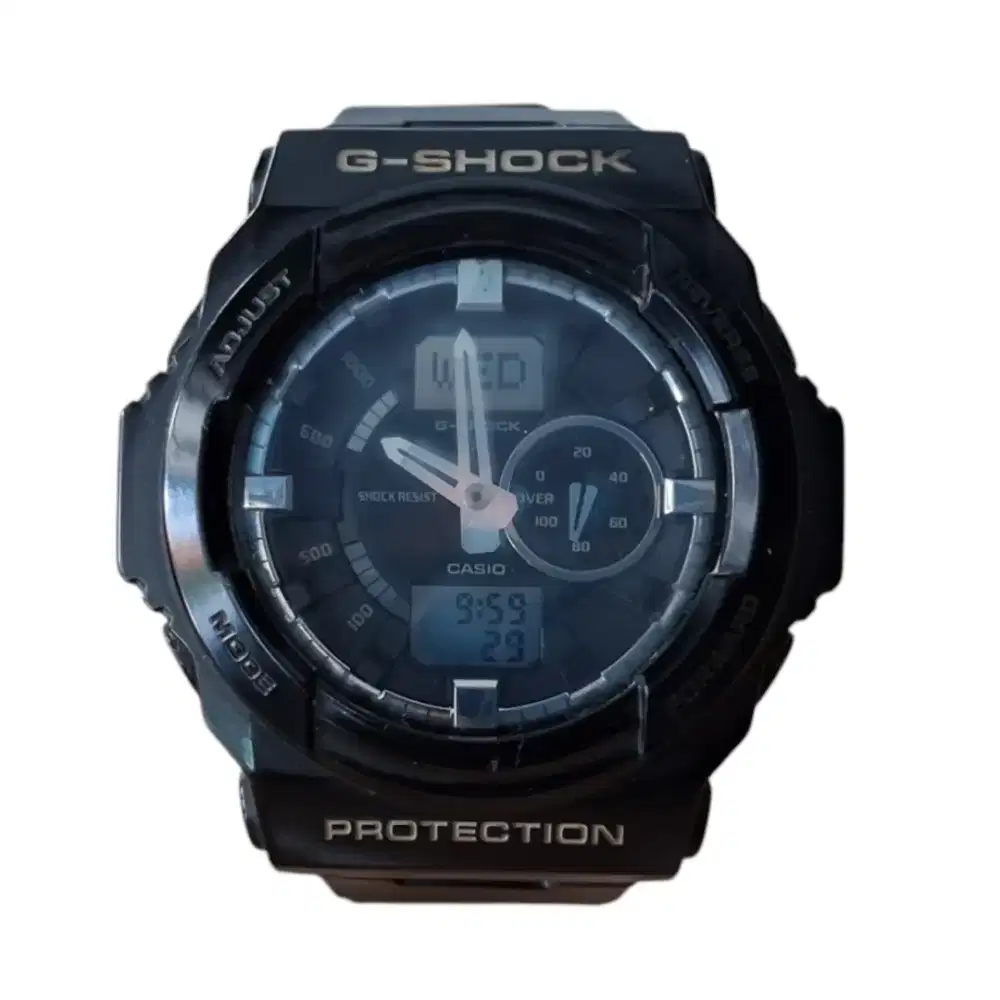 Jam Tangan Arloji CASIO G-SHOCK GA-150BW Original Black
