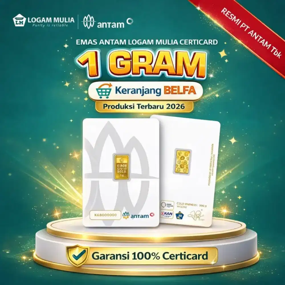 Emas ANTAM Logam Mulia Certicard