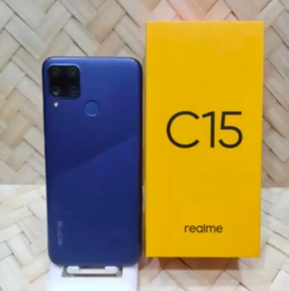 Murah hp realme c15 4/64 LKP, bs TT