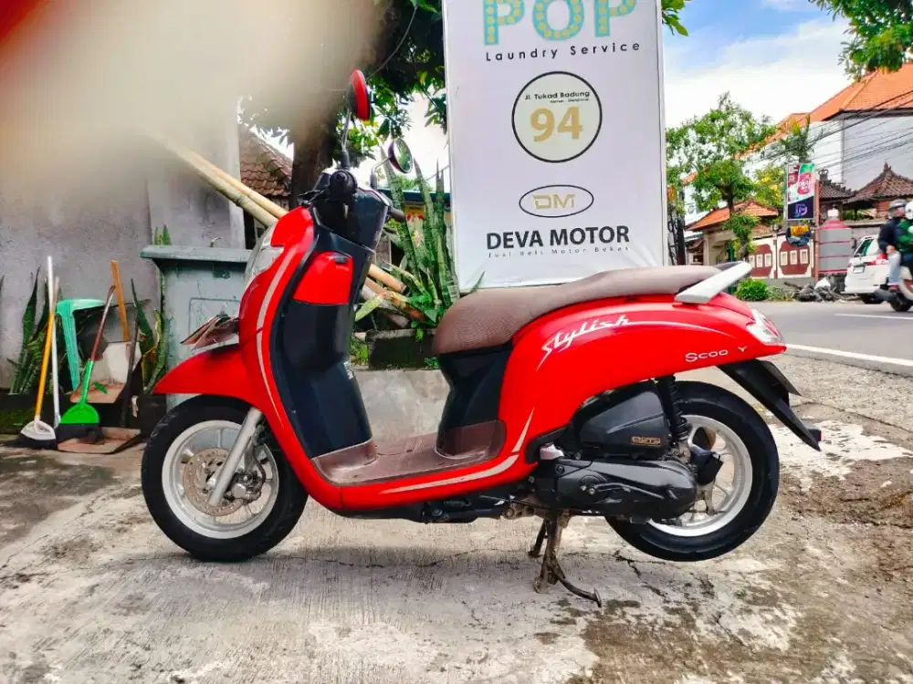 Scoopy DP 500 th 2019 merah Deva motor