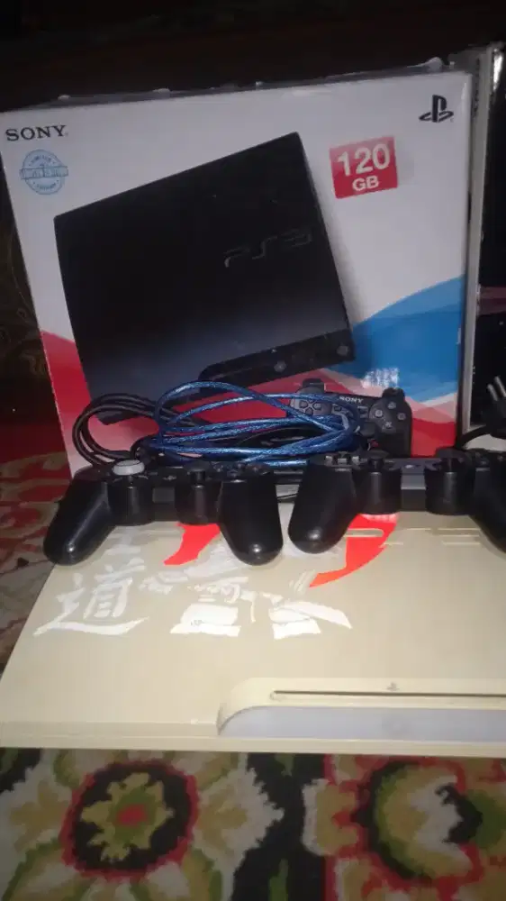 Ps 3 slim seri 30 Hen white sakura